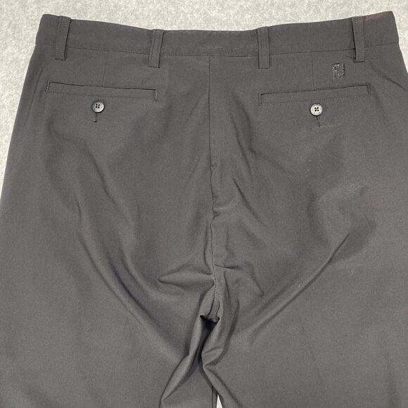 Foot Joy Pants Men 36x34* (36x33) Black Golf Performance Stretch Casual Preppy B - Picture 8 of 10